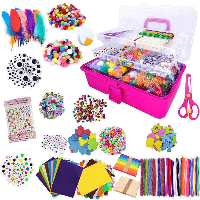 Arts and Crafts Set with Storage Box