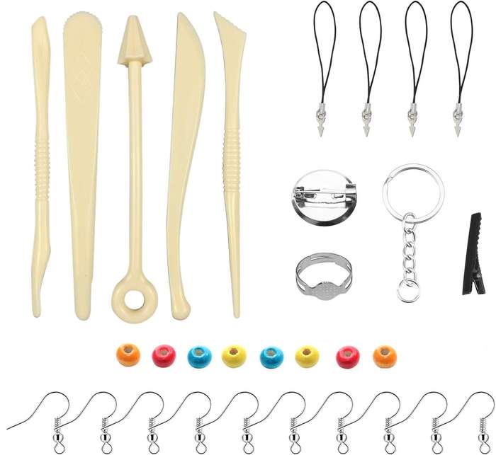 Oven Bake Polymer Clay with Storage Box  50 Colors