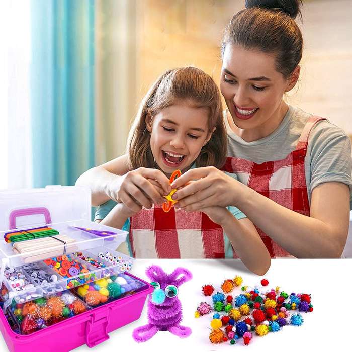 Arts and Crafts Set with Storage Box
