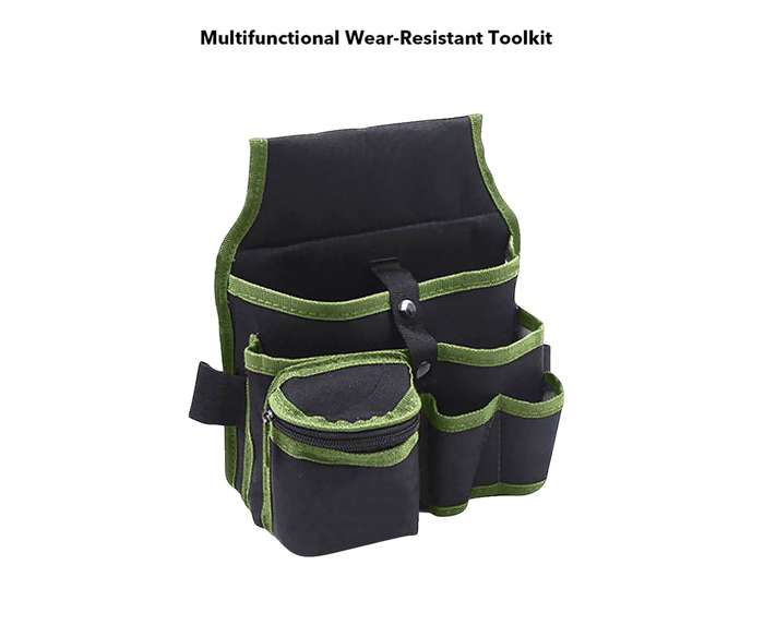 Tool Pouch Organizer Black and Green