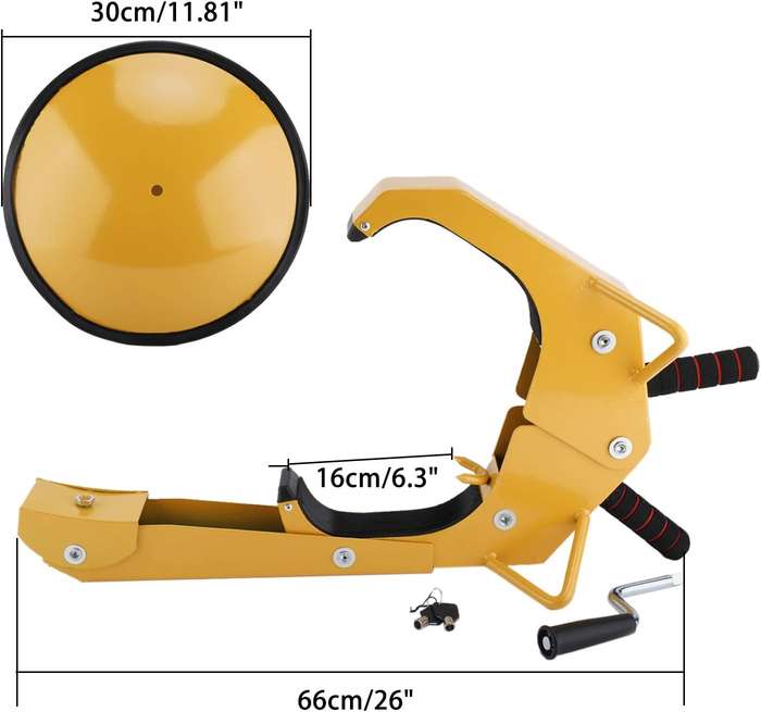 Tyre Claw Wheel Lock Clamp