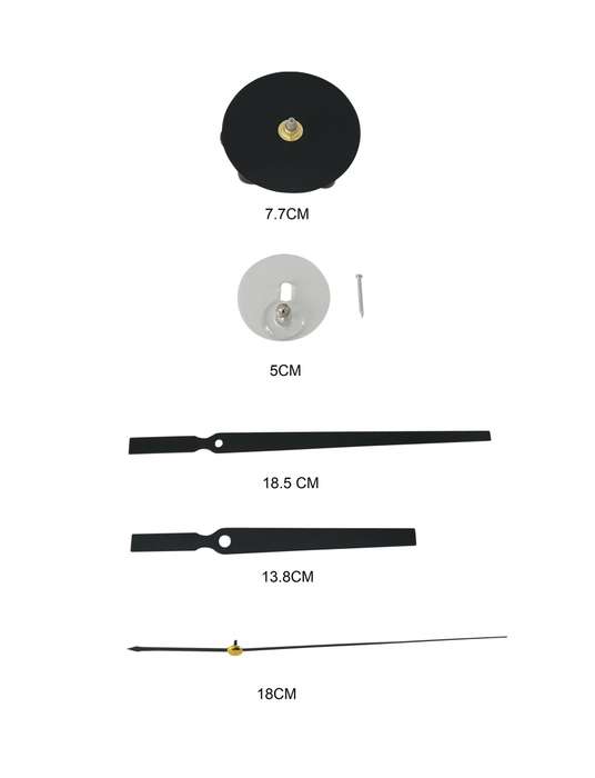 DIY Frameless Modern Wall Clock