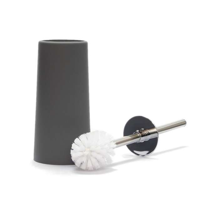 Toilet Brush and Holder Set - Black