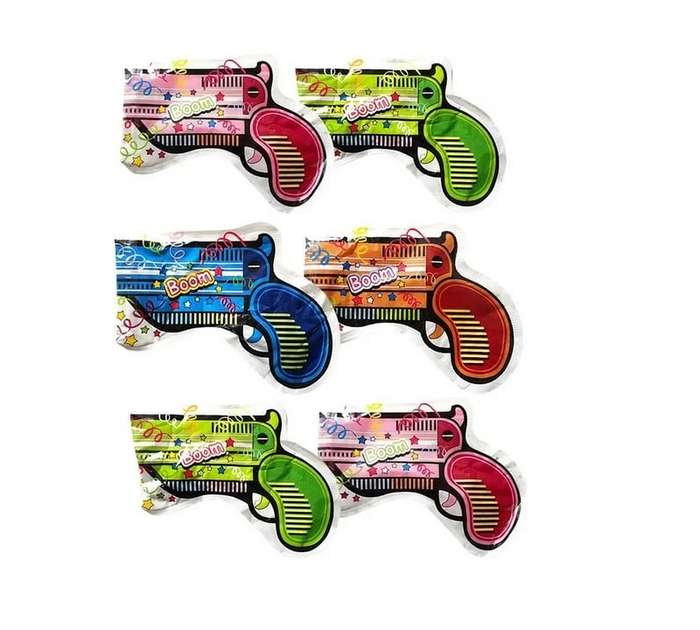Confetti Party Popper Gun - Pack of 6