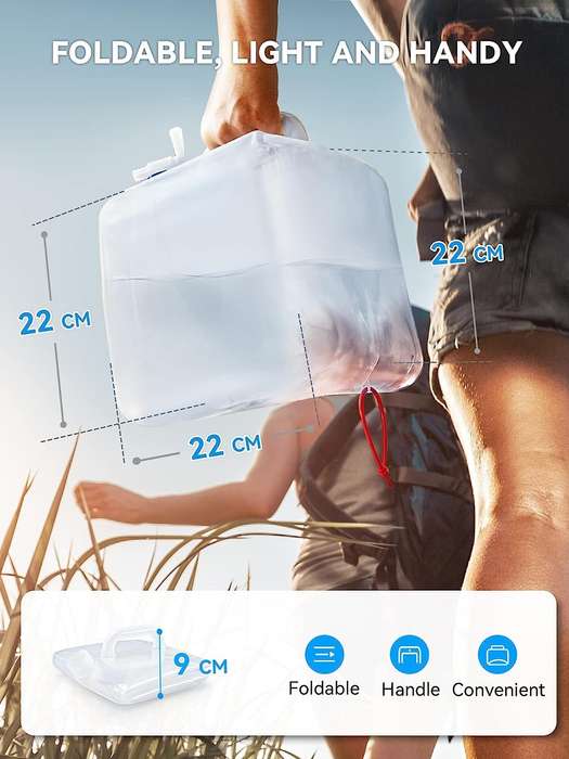 Foldable Water Bottle with Tap - 10.0 L