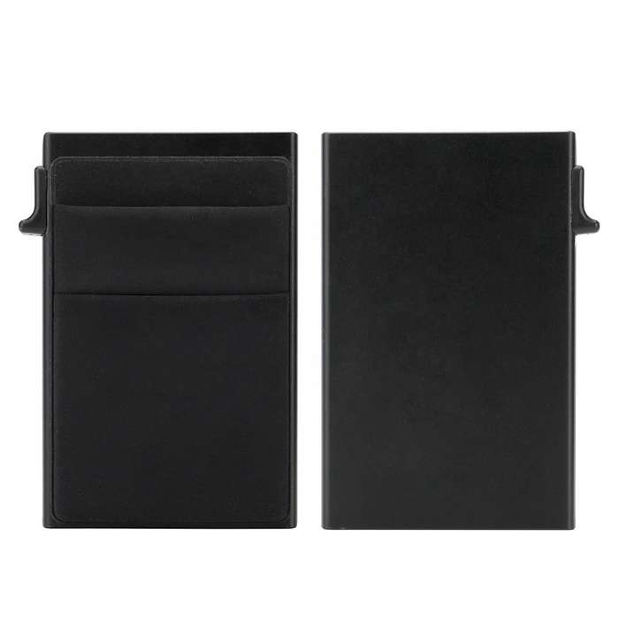 Pop-Up Card Wallet - Black