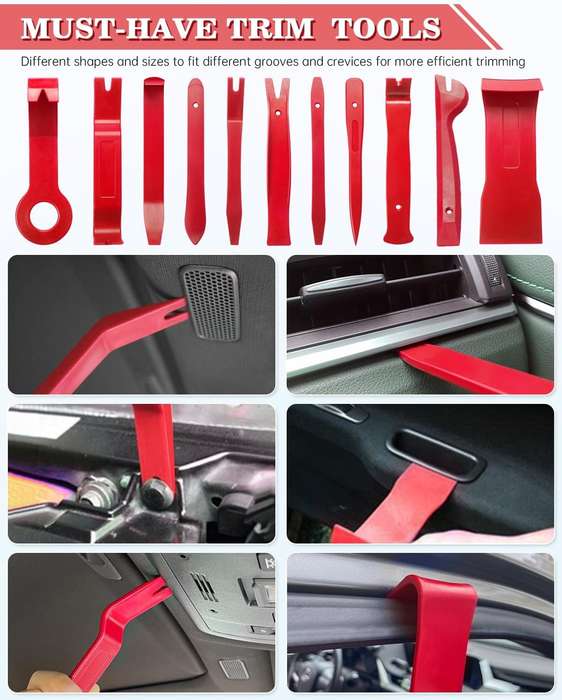 Window and Panel Removal Kit Red - 20 Piece