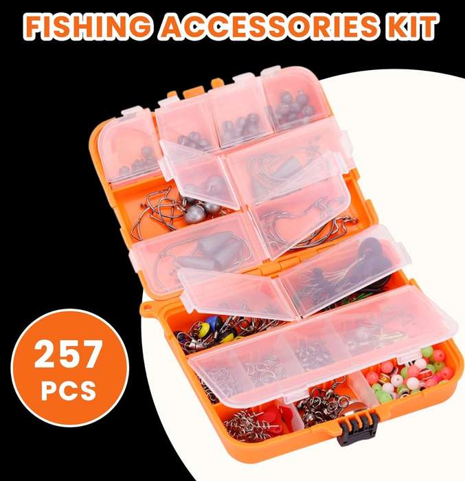 Mini - Fishing Accessories Kit - 257 PCS