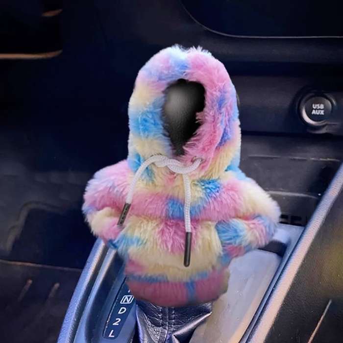 Gear Shift Knob Hoodie - Rainbow
