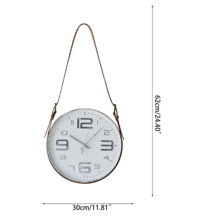 Wall Clock with Belt - 30CM