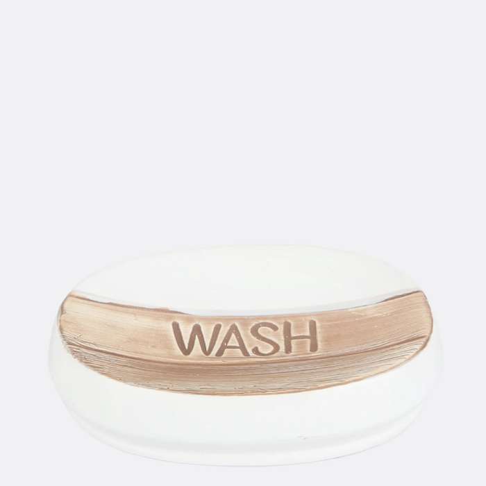 Ceramic Bathroom Accessory Set - 4 Piece
