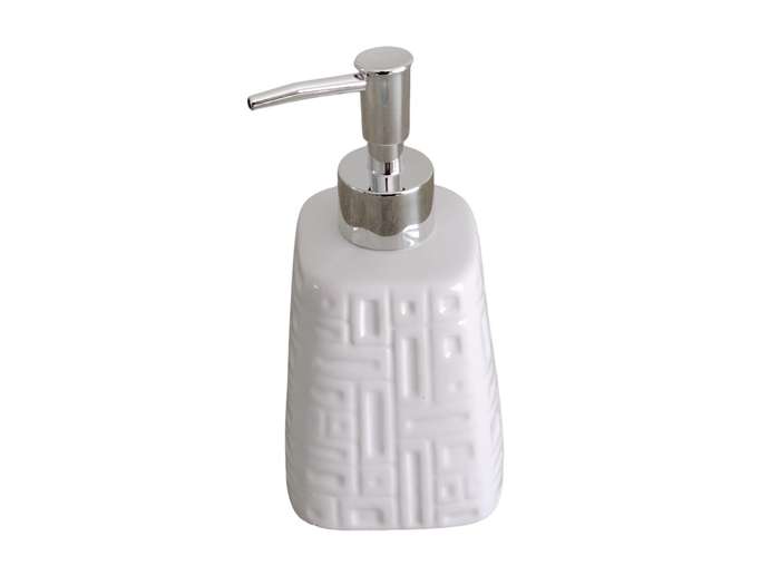 Ceramic Bathroom Set - White - 4 Piece