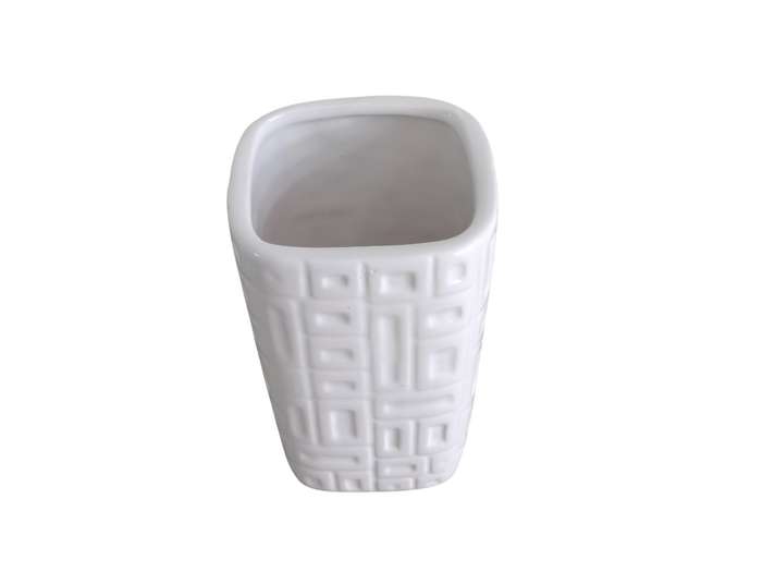 Ceramic Bathroom Set - White - 4 Piece