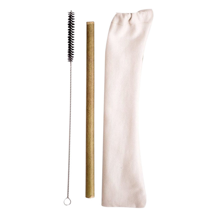 Bamboo Straw with Bag & Cleaner