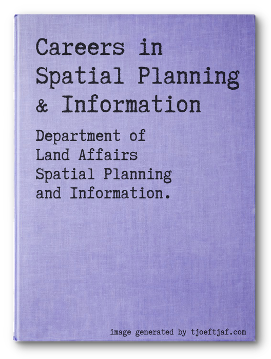 Careers in Spatial Planning & Information