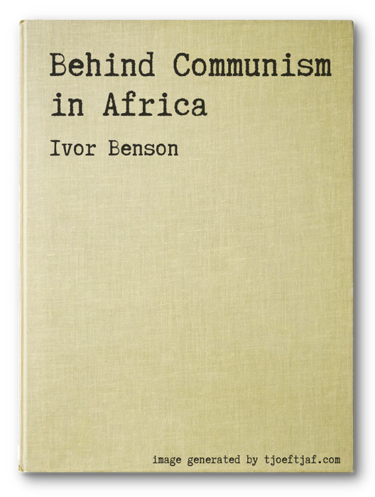 Behind Communism in Africa