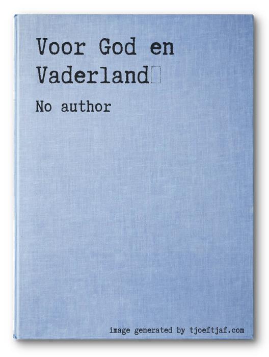 Voor God en Vaderland