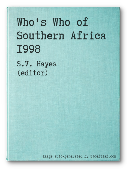 Who's Who of Southern Africa 1998
