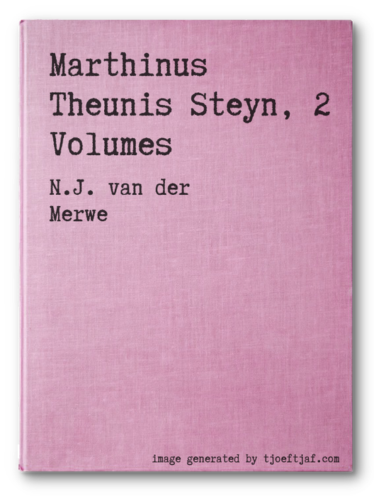 Marthinus Theunis Steyn, 2 Volumes
