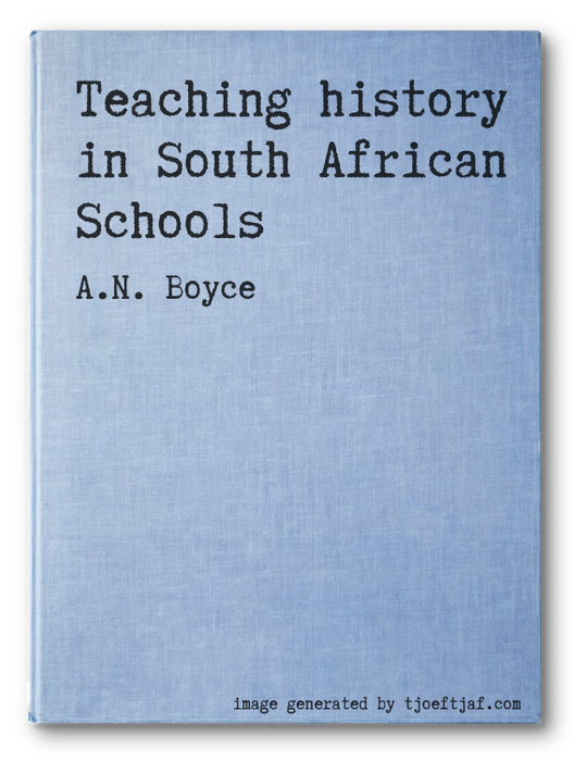 Teaching history in South African Schools