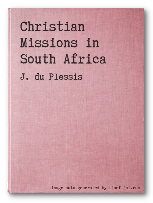 Christian Missions in South Africa