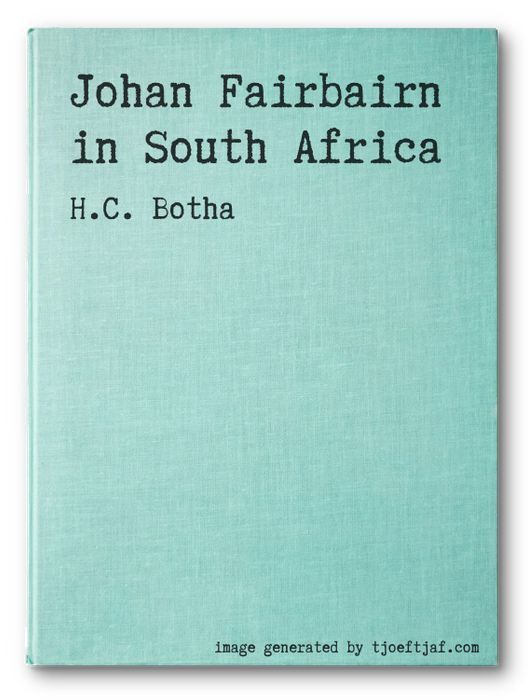 Johan Fairbairn in South Africa