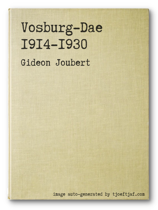 Vosburg-Dae 1914-1930