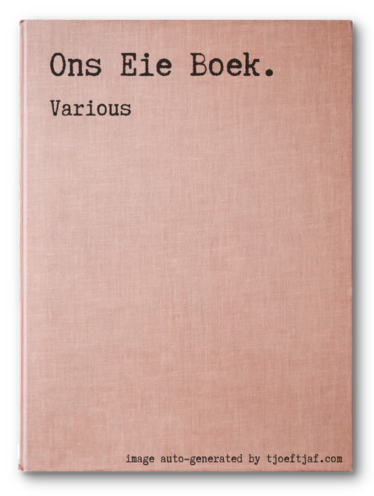 Ons Eie Boek.