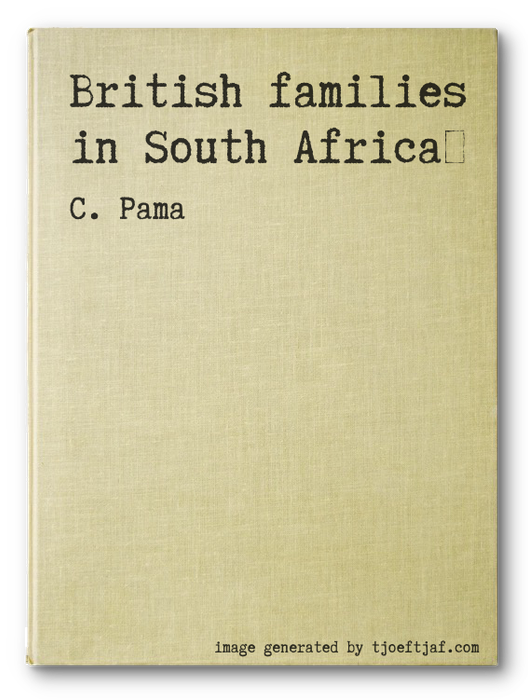 British families in South Africa