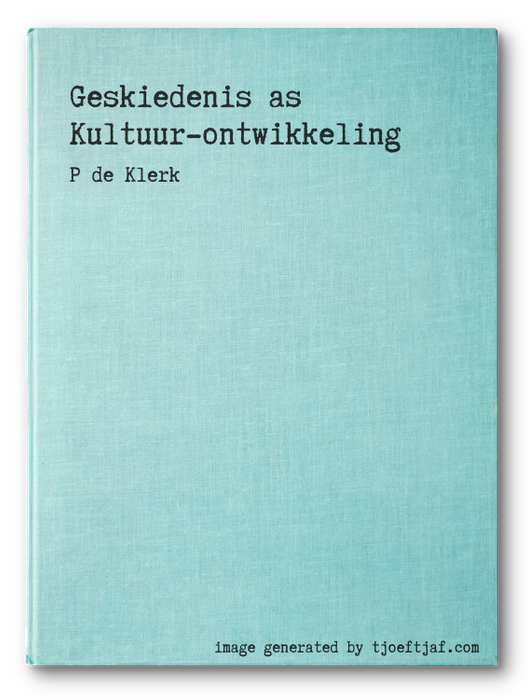 Geskiedenis as Kultuur-ontwikkeling