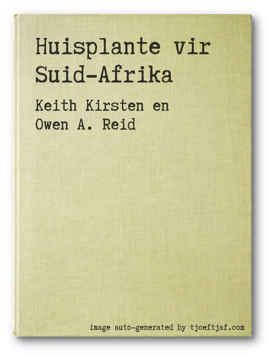 Huisplante vir Suid-Afrika