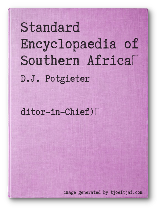 Standard Encyclopaedia of Southern Africa