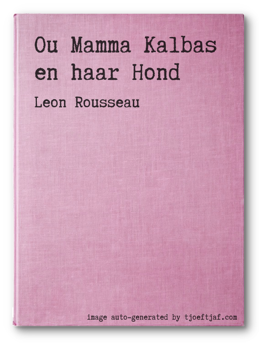 Ou Mamma Kalbas en haar Hond
