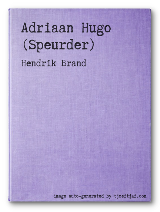 Adriaan Hugo (Speurder)