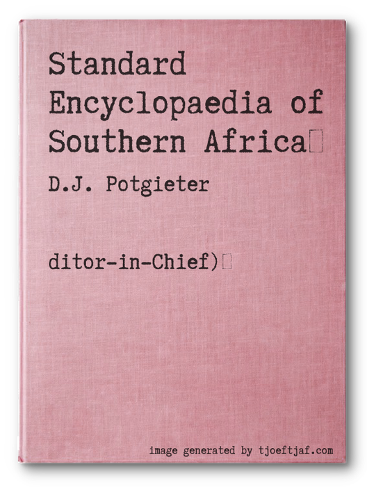 Standard Encyclopaedia of Southern Africa