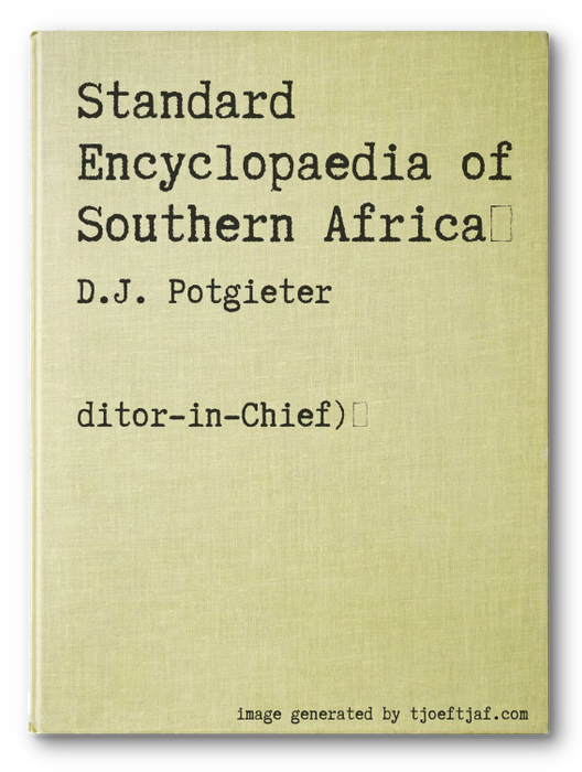 Standard Encyclopaedia of Southern Africa