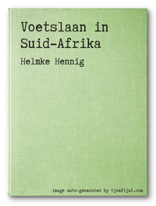 Voetslaan in Suid-Afrika