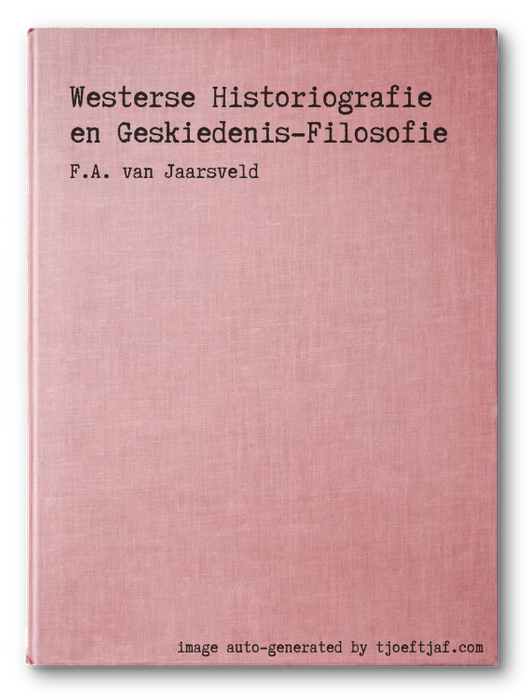 Westerse Historiografie en Geskiedenis-Filosofie