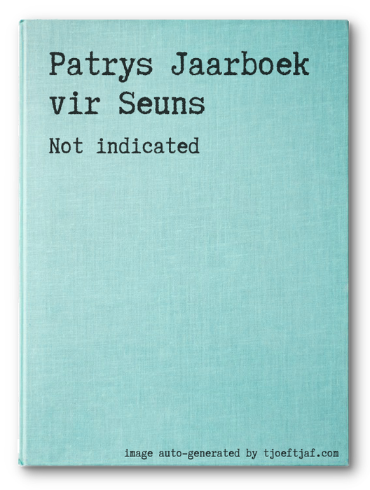 Patrys Jaarboek vir Seuns