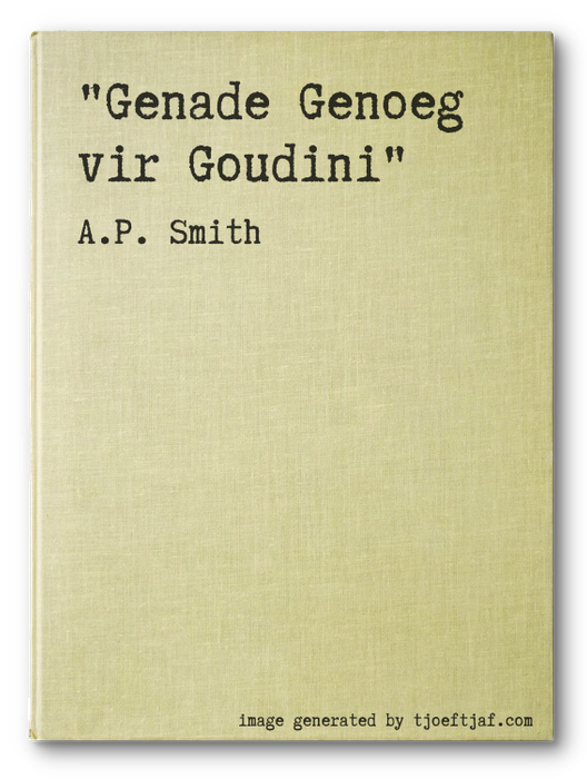 """Genade Genoeg vir Goudini"""