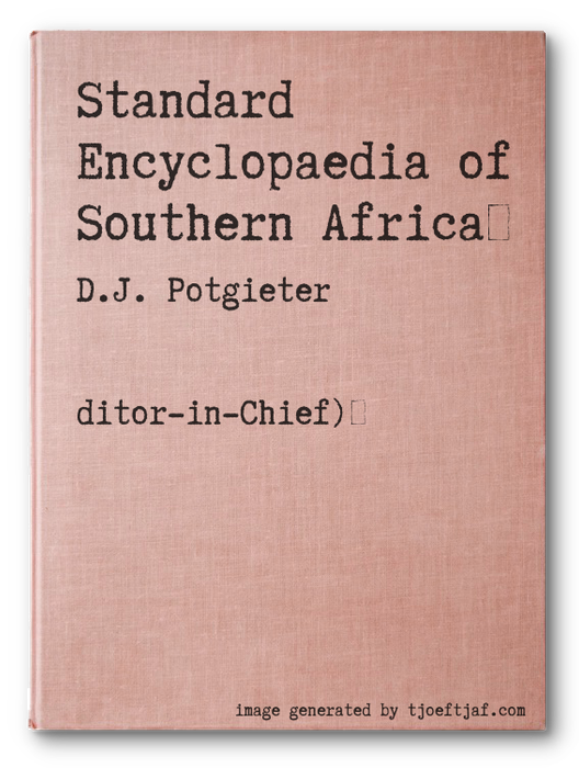 Standard Encyclopaedia of Southern Africa