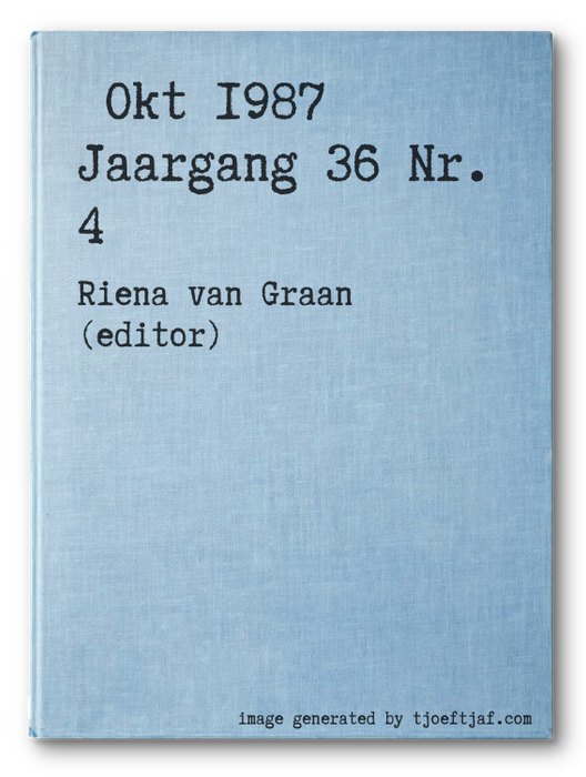 Okt 1987 Jaargang 36 Nr. 4