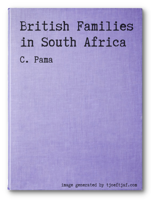 British Families in South Africa