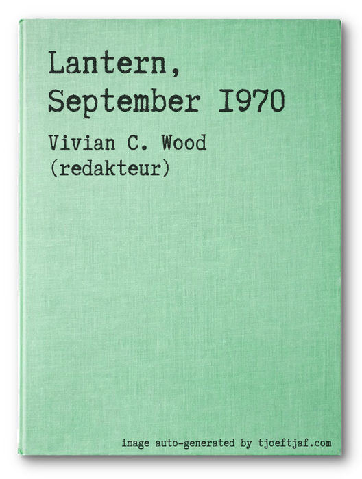 Lantern, September 1970