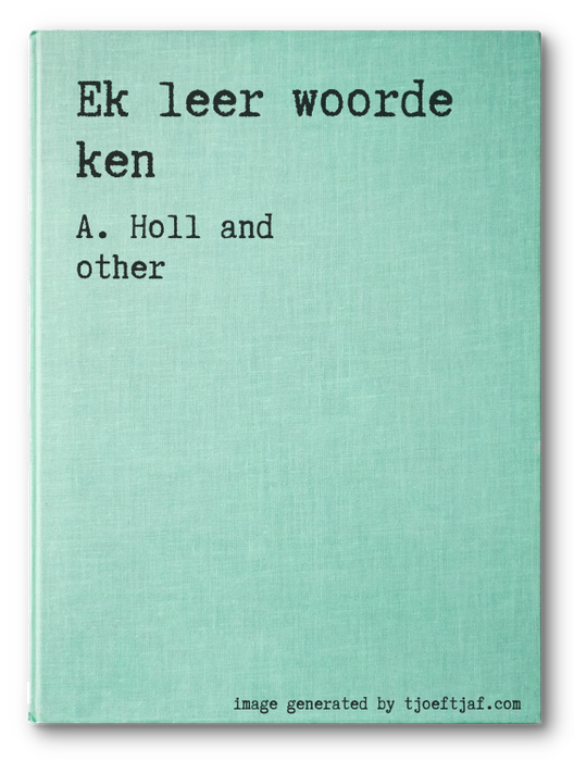 Ek leer woorde ken