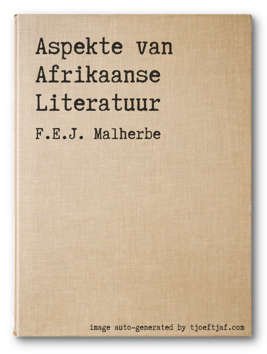 Aspekte van Afrikaanse Literatuur