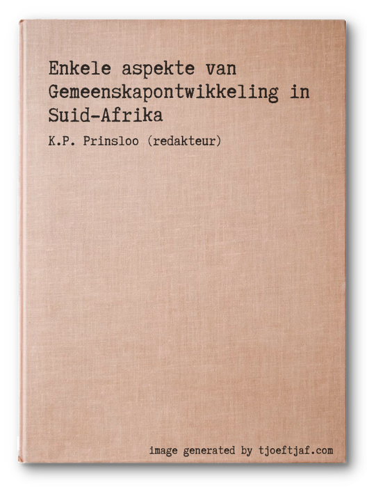 Enkele aspekte van Gemeenskapontwikkeling in Suid-Afrika