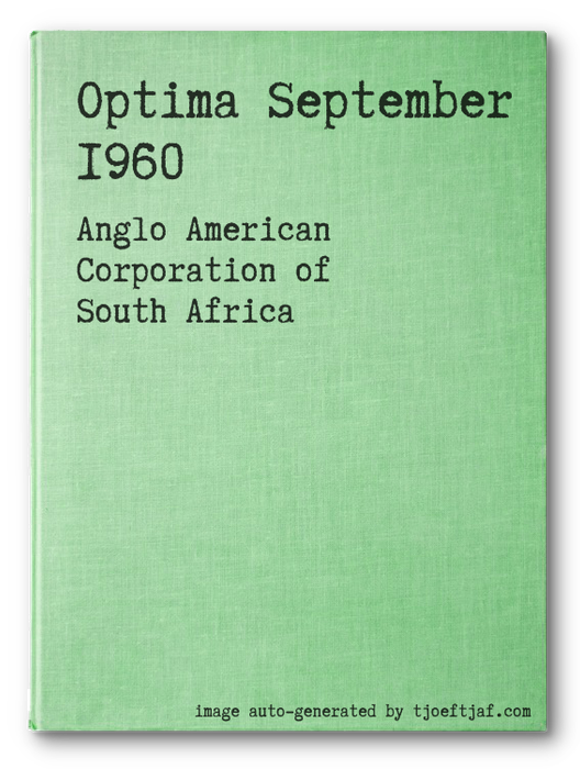 Optima September 1960