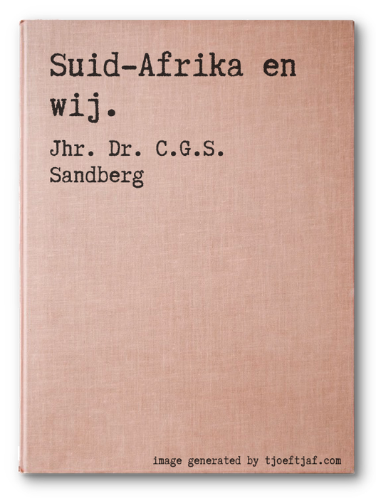 Suid-Afrika en wij.