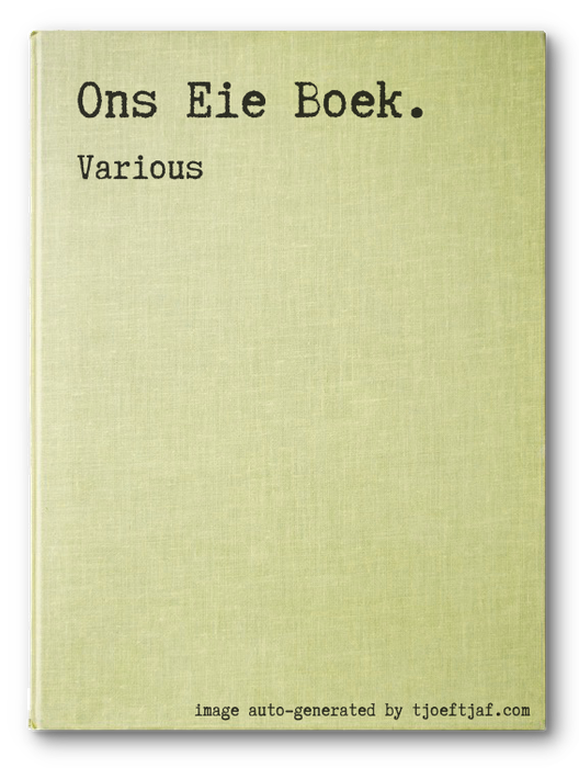 Ons Eie Boek.